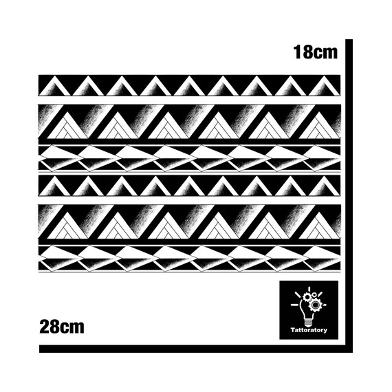 Polynesian Armband Tattoo For Bicep Maori Armband Tattoo Etsy Polynesian Armband Tattoo For Bicep Maori Armband Tattoo Etsy