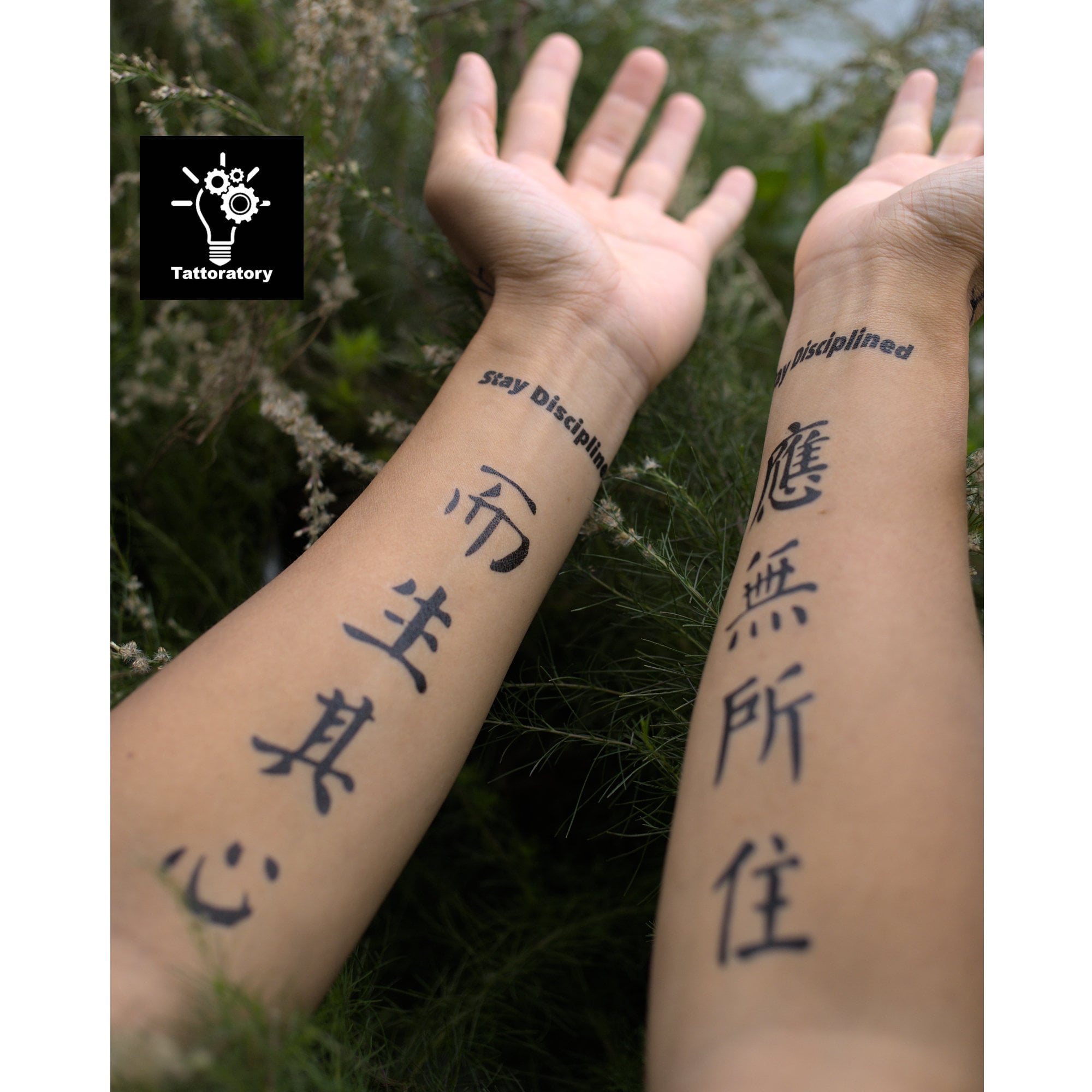 Second Life Marketplace - Kanji Discipline :: Tintable Tattoo for the back