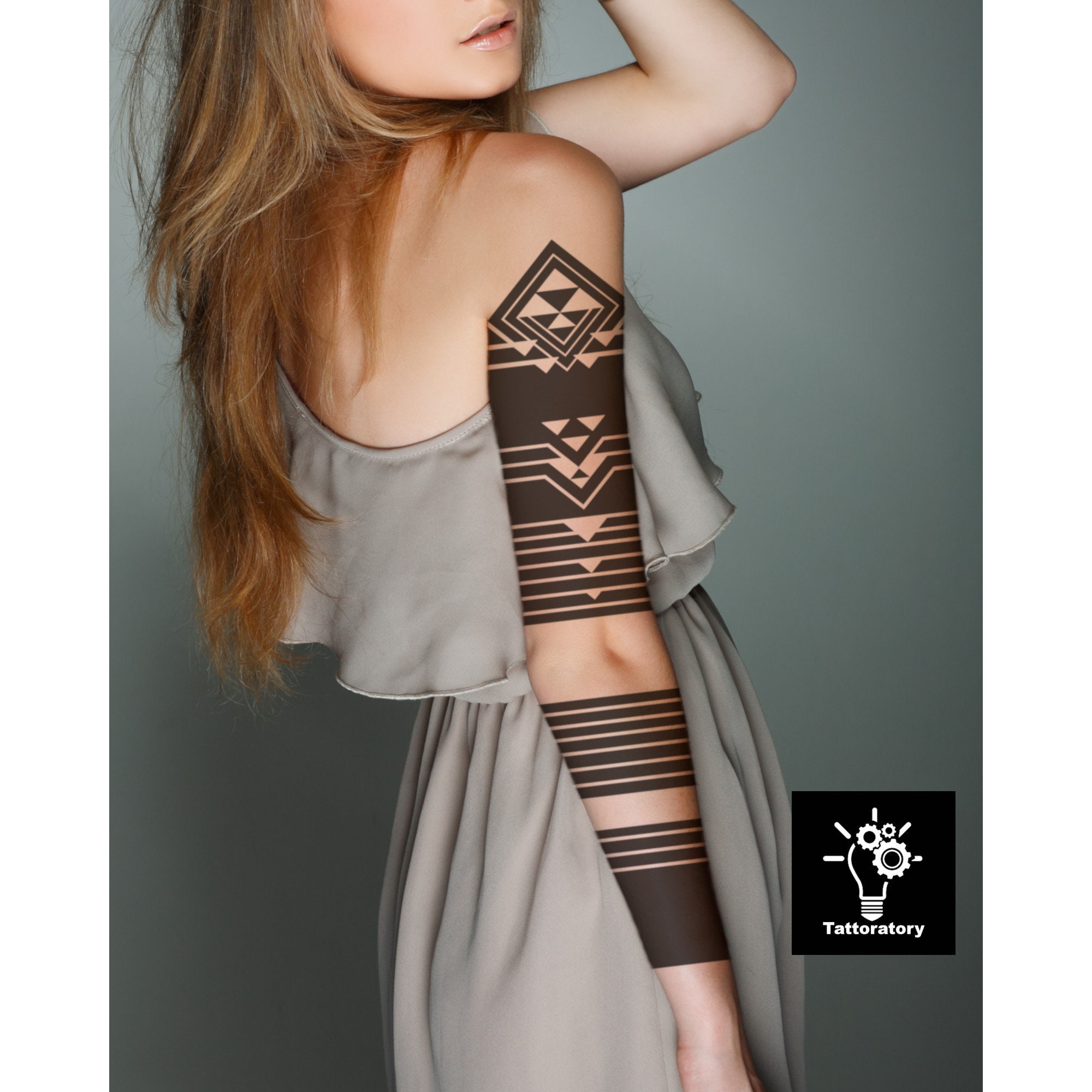 Blackout Temporary Tattoo Sleeve for Women Blackout Fake - Etsy Blackout Temporary Tattoo Sleeve for Women Blackout Fake - Etsy