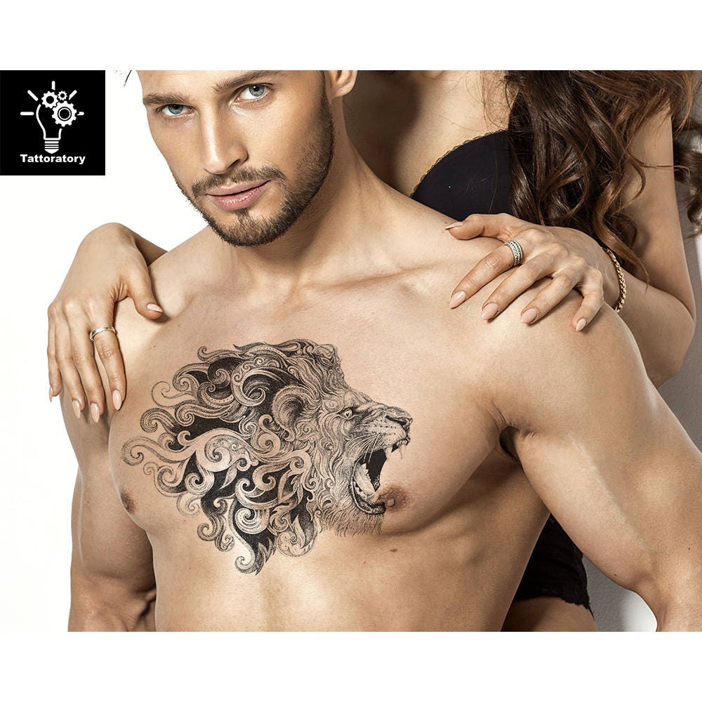 Buy Chest Tattoo Men Online In India - Etsy India