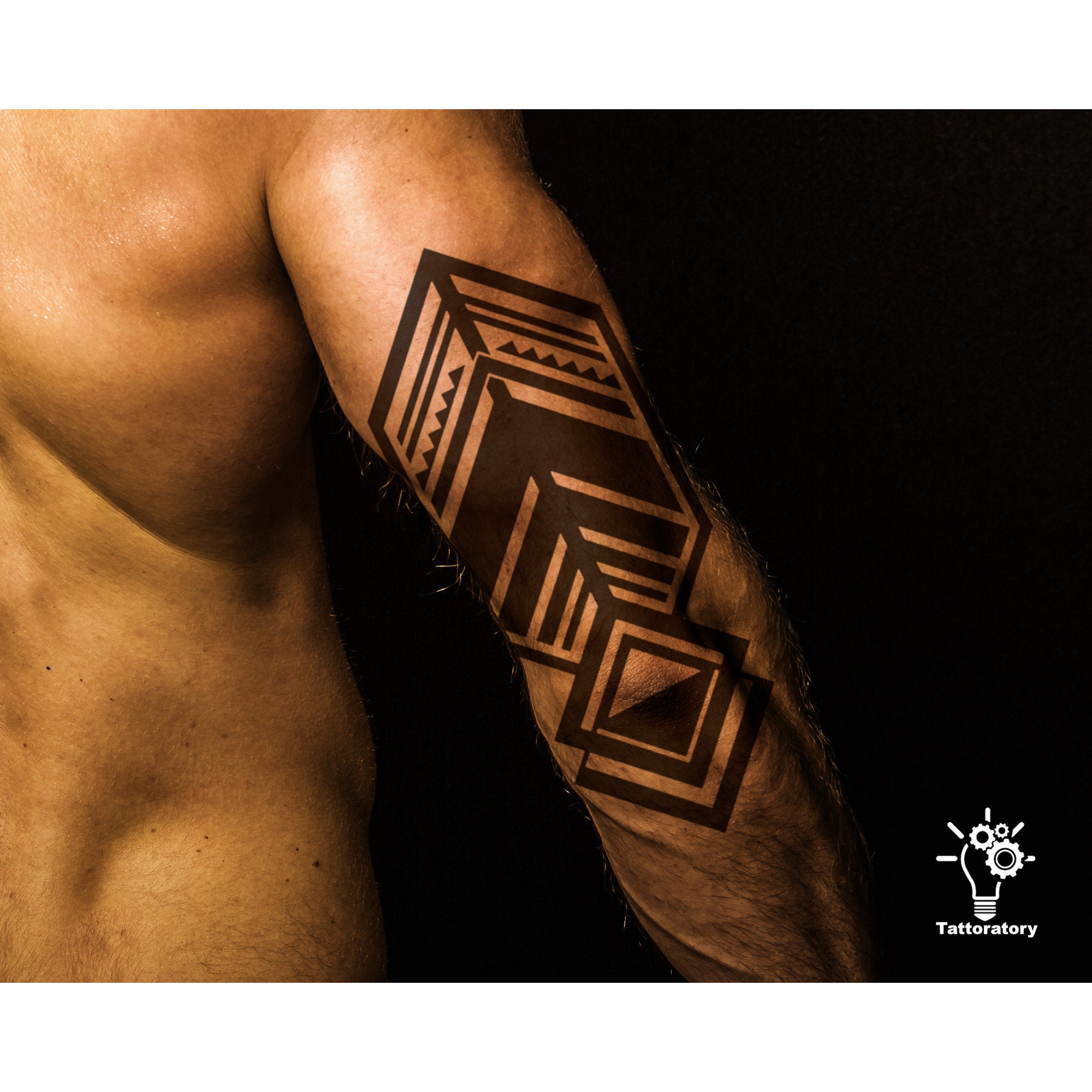 Blackwork Temporary Tattoo for Men Blackwork Tattoo Large - Etsy Denmark Blackwork Temporary Tattoo for Men Blackwork Tattoo Large - Etsy Denmark