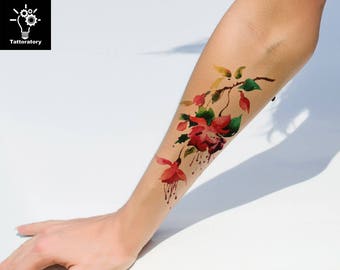 Men Temporary Tattoo Sleeve Full Arm Fake Tattoo Von Tattoratory