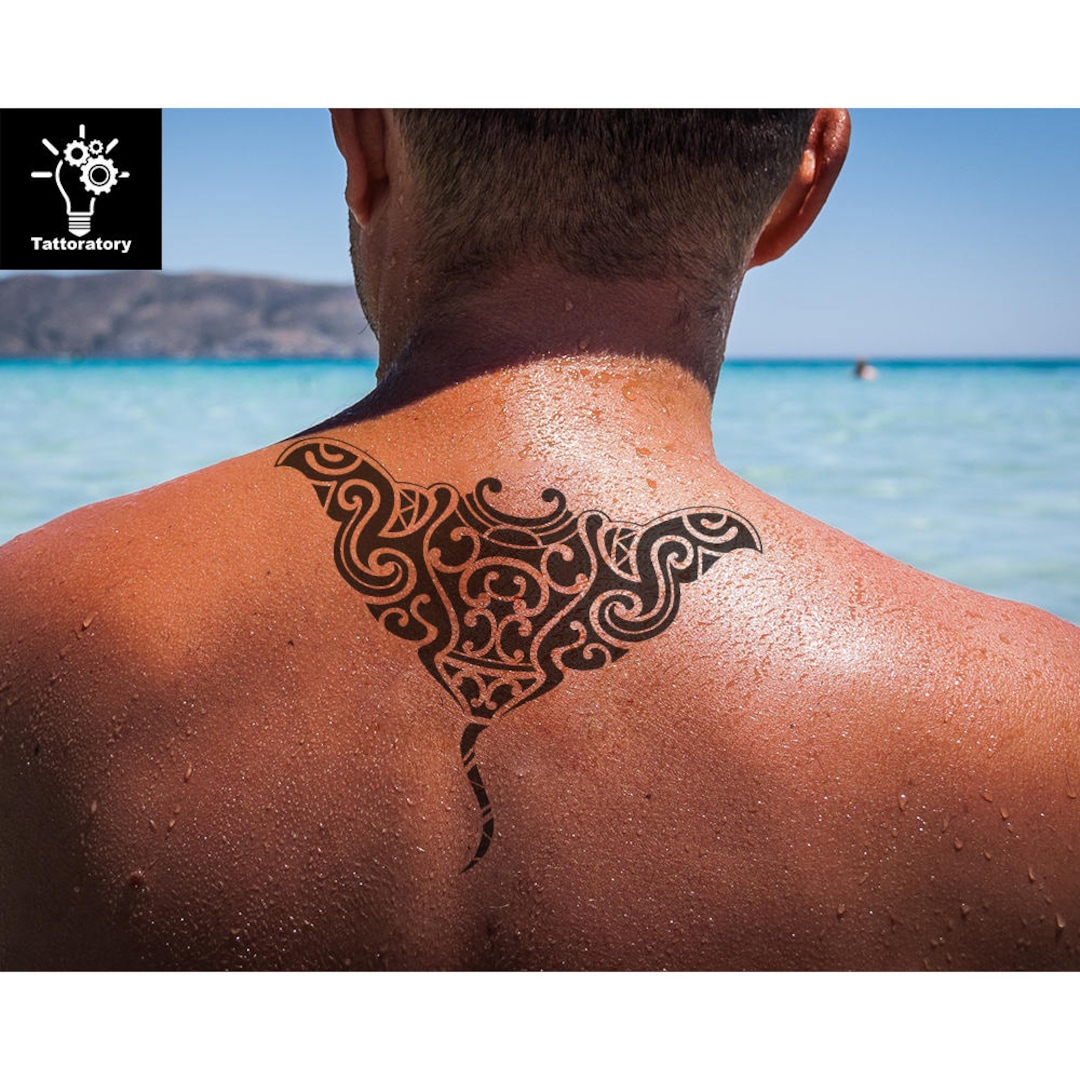 Amazing Black Ink Tribal Side Neck Tattoo