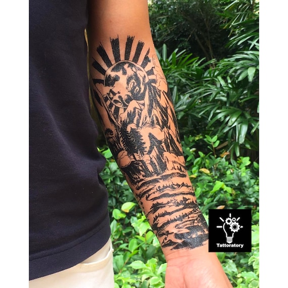 Share 141+ nature sleeve tattoo