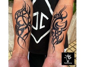 tribal tattoos for men forearm