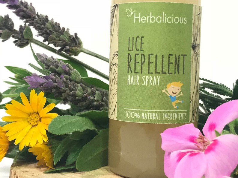 Lice Repellent Hair Spray, Kids Anti Lice Spray, Natural Lice Spray, Organic Lice Repellent, Tea