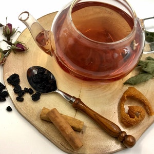 Aphrodite tea, immune boost herbal tea, organic herbal blend, digestion tea, rosehip tea, herbal remedy image 1