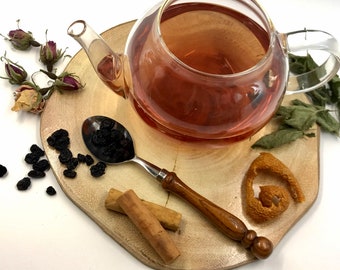 Aphrodite tea, immune boost herbal tea, organic herbal blend, digestion tea, rosehip tea, herbal remedy