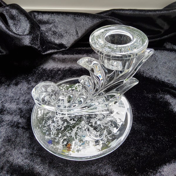 4 Inch Glass Candle Holder Etsy