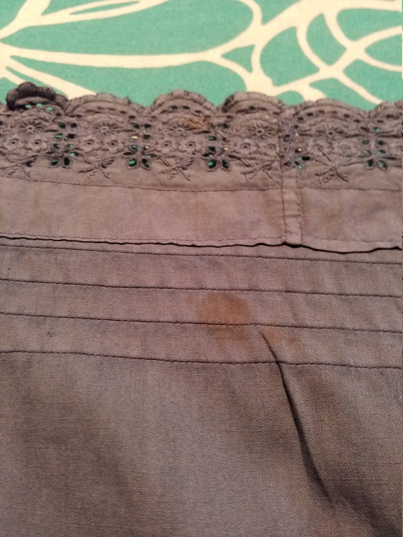 Antique cotton petticoat - image 5