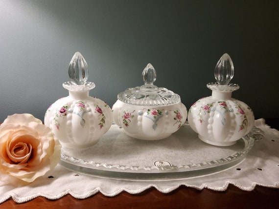 Fenton Progressive Set Fenton 4 Piece Dresser Set - Etsy