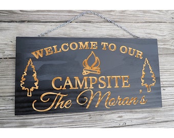 Personalized Camping Signs Etsy