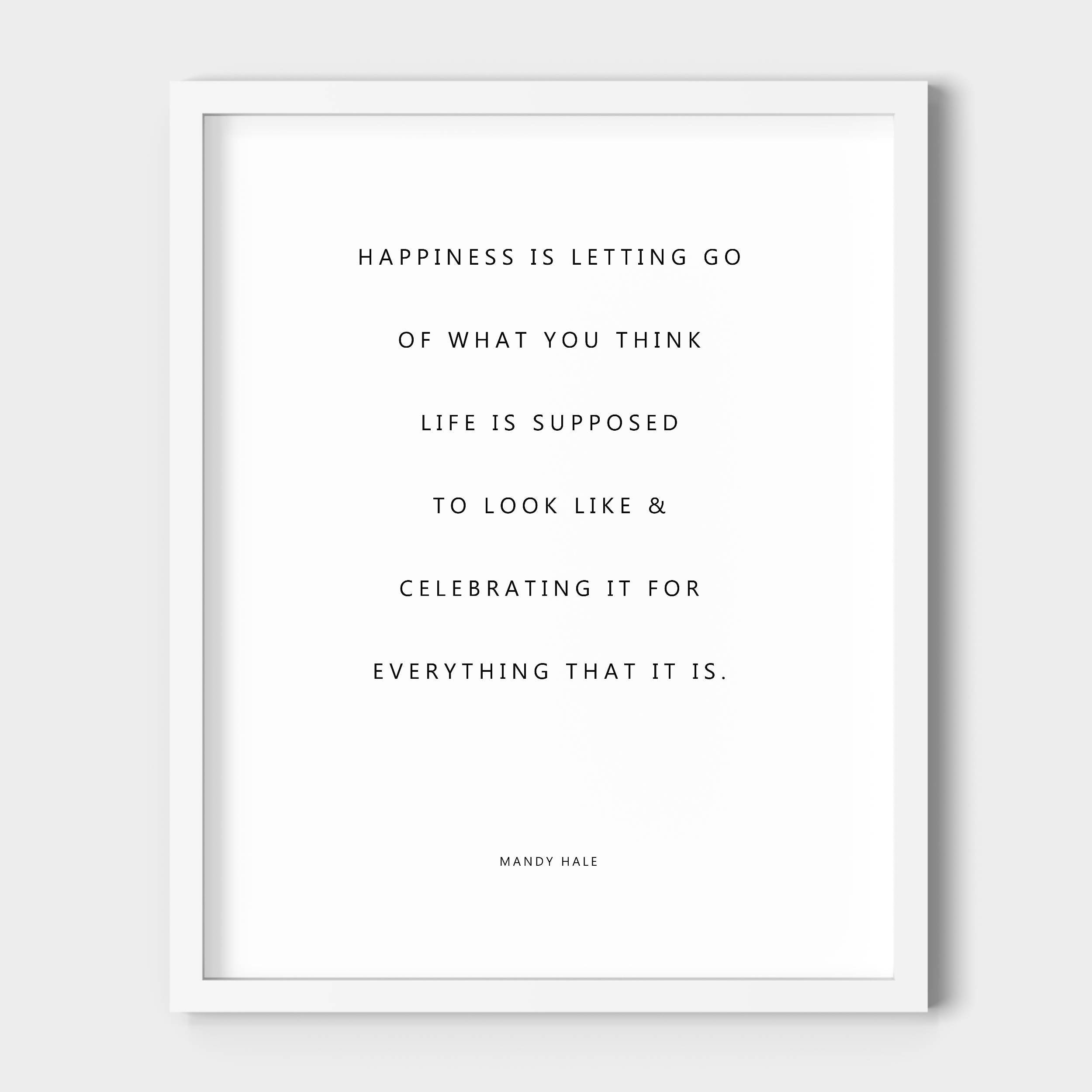Mandy Hale Inspirational Quote Printable Wall Art - Etsy
