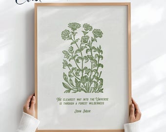 CUSTOM Quote Print, Vintage Wildflower Wall Art, Create Your Own Bible Verse Scripture, Saying, Song Lyrics Printable Art (Digital Download)