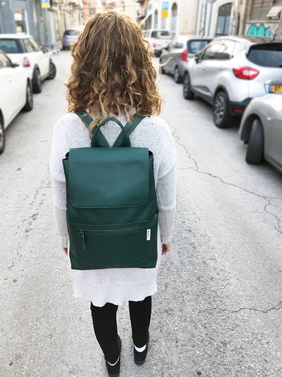 vegan canvas backpack