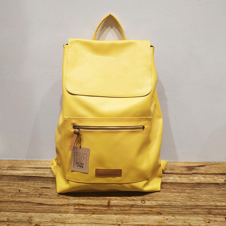 Silver Women Backpack Laptop Backpack Vegan Backpack Faux Etsy