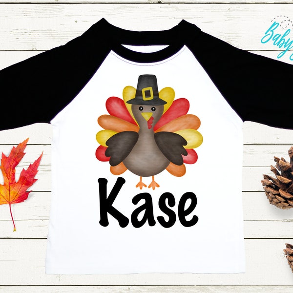 Turkey Shirt // Kids Thanksgiving Shirt // Turkey t shirt // Boys Thanksgiving Shirt // Toddler Shirt // Fall Kids Shirt // Thanksgiving