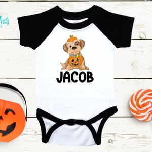 Halloween Dog Bodysuit  // Boy Halloween Shirt // Pumpkin Patch // Kids halloween Shirt // First Halloween // Kids Shirt //