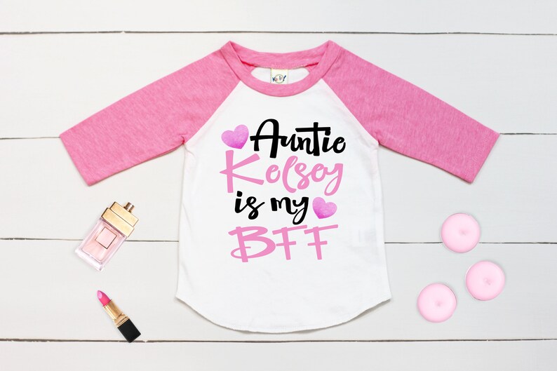 Auntie Is My BFF Shirt // Aunt Shirt // Aunt Gift // Baby Girl Etsy