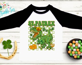 St. Patrex Day Shirt // Boys St Patricks Day Shirt // Kids St Patricks Day Shirt // T Rex Shirt // St Paddys Day Shirt // Toddler Shirt