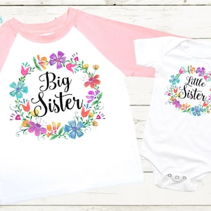Big Sister Little Sister  // Little Sister  // Big Sister Shirt  // Big Sister Little Sister Outfit // Matching Outfits