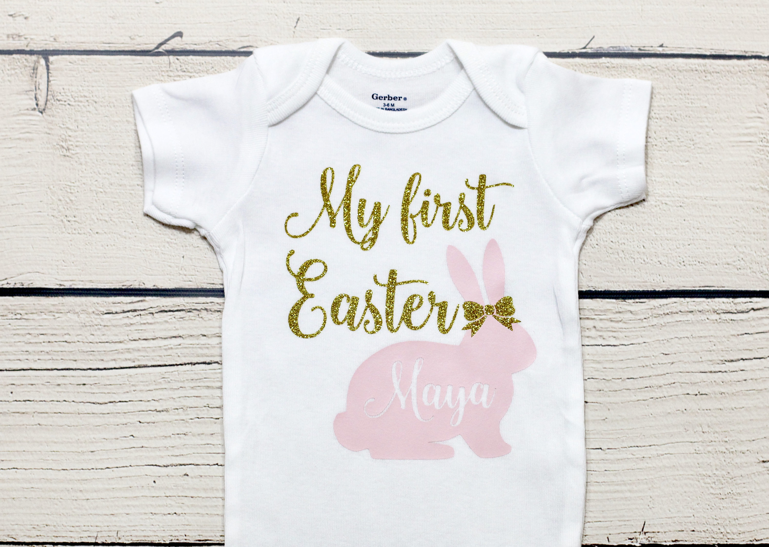 My first Easter onesie First Easter onesie Easter outfit Etsy