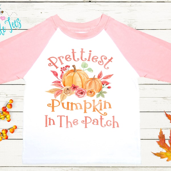 Prettiest Pumpkin In The Patch // Pumpkin Patch Shirt // Cutest Pumpkin In The Patch // Fall Toddler Shirt // Kids T Shirt // Halloween