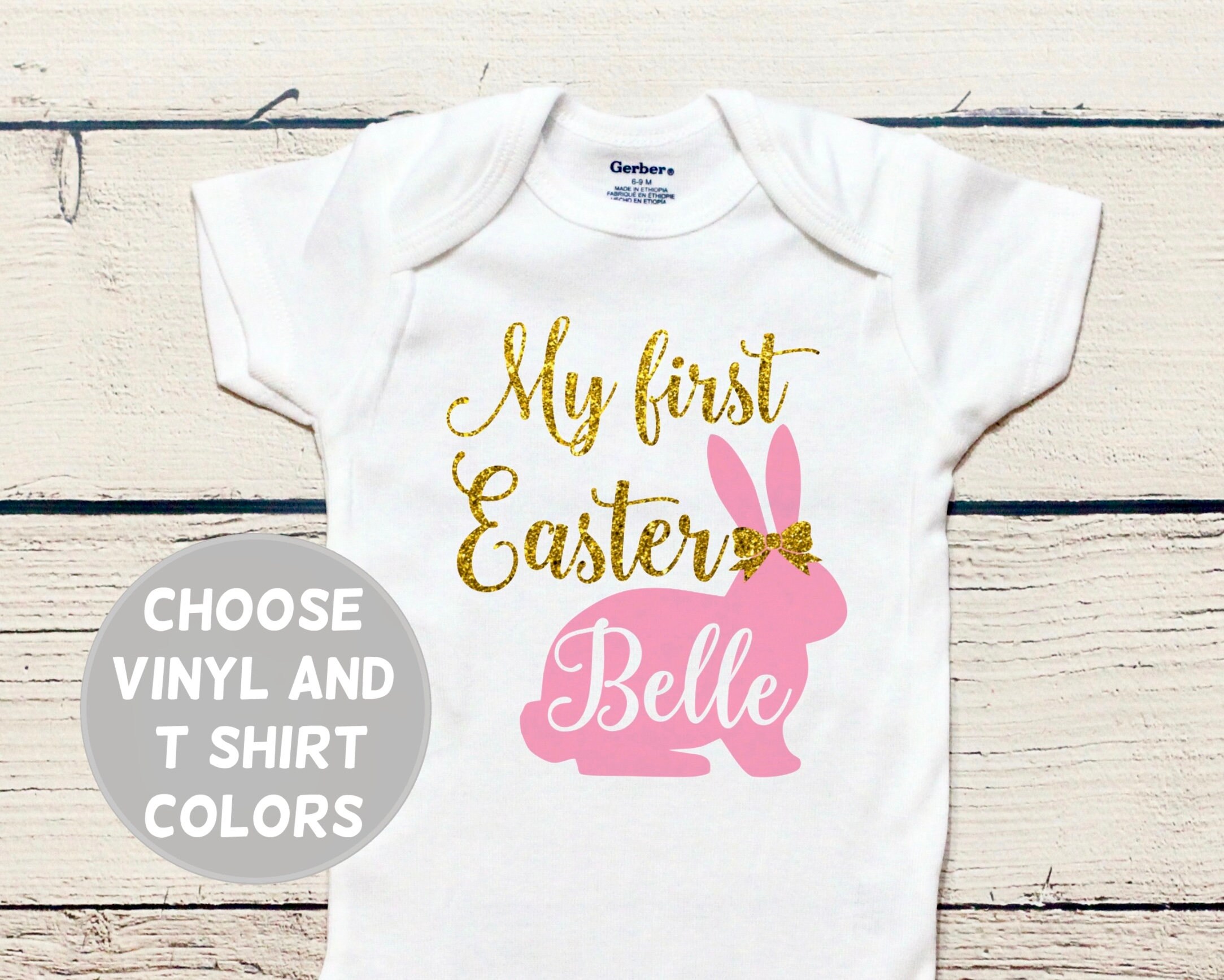 my first easter sleepsuit