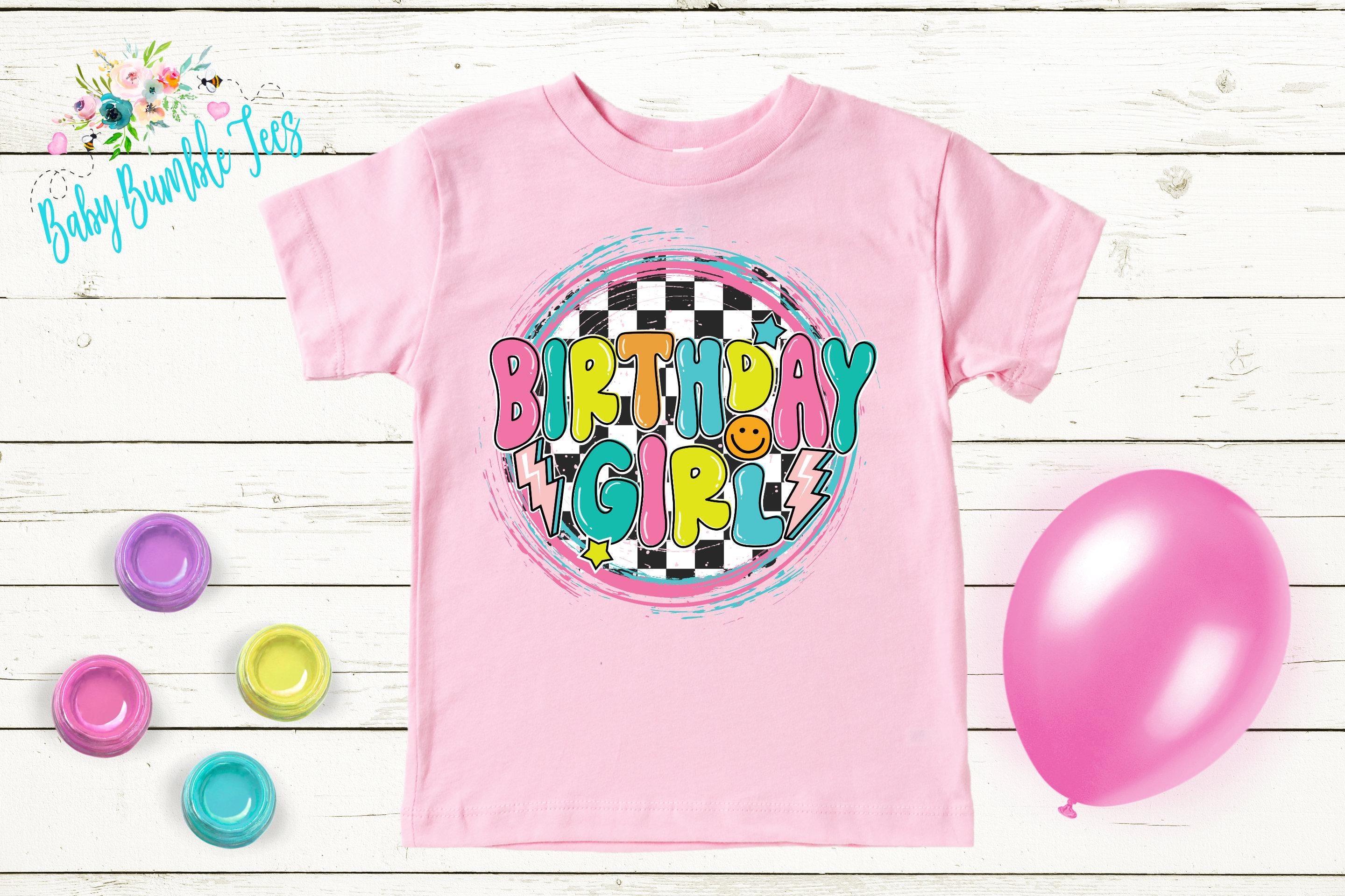 Birthday Girl Shirt - Kids Birthday Shirt - Retro Birthday Tee - Girl Birthday shirt - Birthday Party - Groovy Birthday - Toddler Birthday