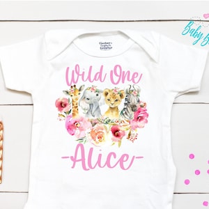 Wild One Birthday  - First Birthday - Safari - One Birthday  - Birthday Girl - Cake Smash Outfit - 1st Birthday
