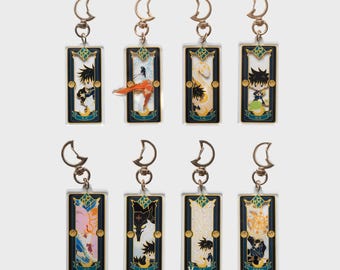 jjk ten shadows acrylic charms