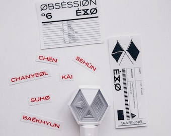 X-EXO OBSESSION Transparent Sticker Pack