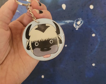 Double sided ATLA keychain