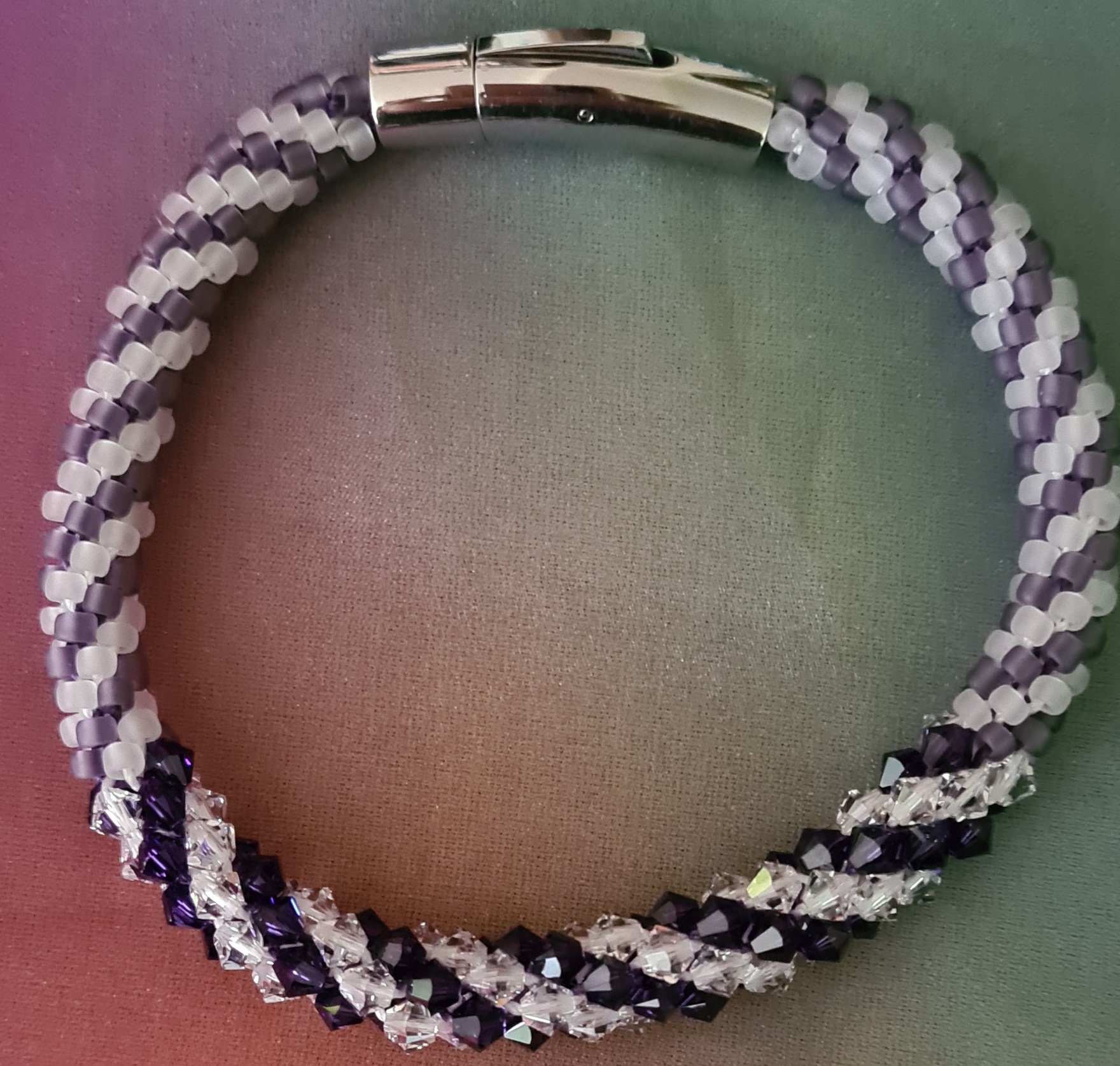 Multi Color Bracelet Refill Kit, DIY Preciosa Crystal Refill Bracelet Kit  4mm Bicones, Handmade Jewelry, Statement Bracelet 