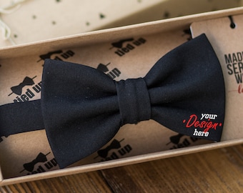 gifts for him Personalized Bow Tie, CUSTOM Bow Tie, Bow Tie with your Design, Special Order Design, Bow Tie for man, women, kid