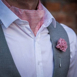 Cravatta Ascot regalo, cravatta fatta a mano, matrimonio, abito da sposo, cravatta Ascot regalo, ascot da matrimonio, cravatta da GIORNO