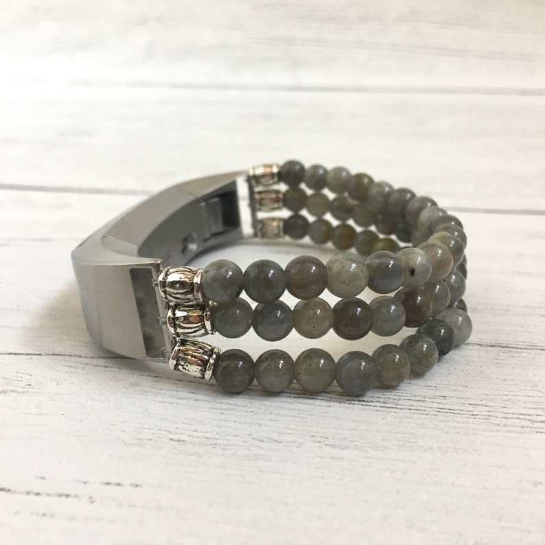 beaded fitbit versa band