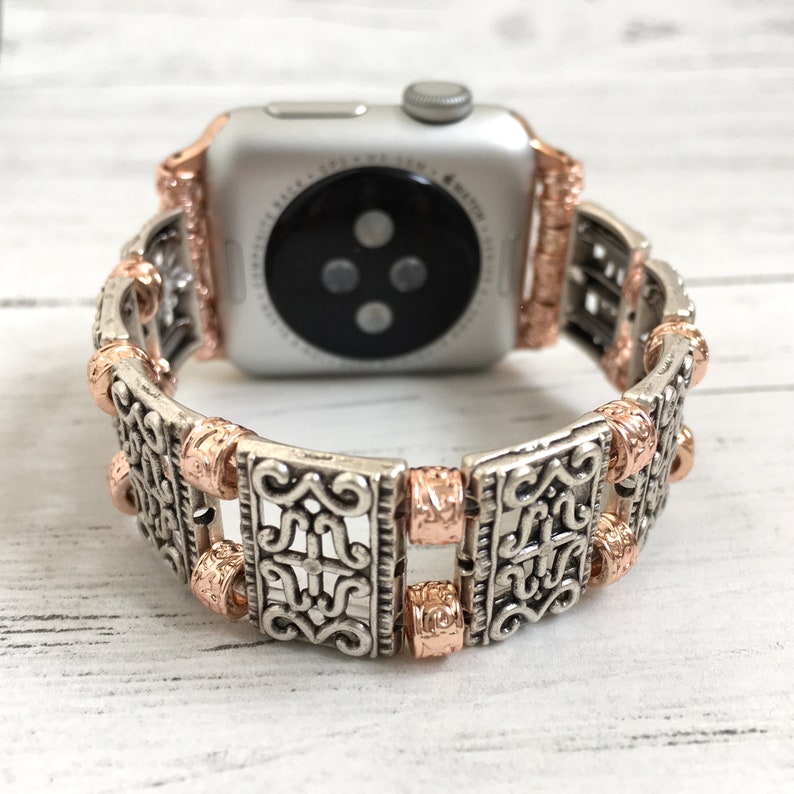 silver apple watch band 38mm