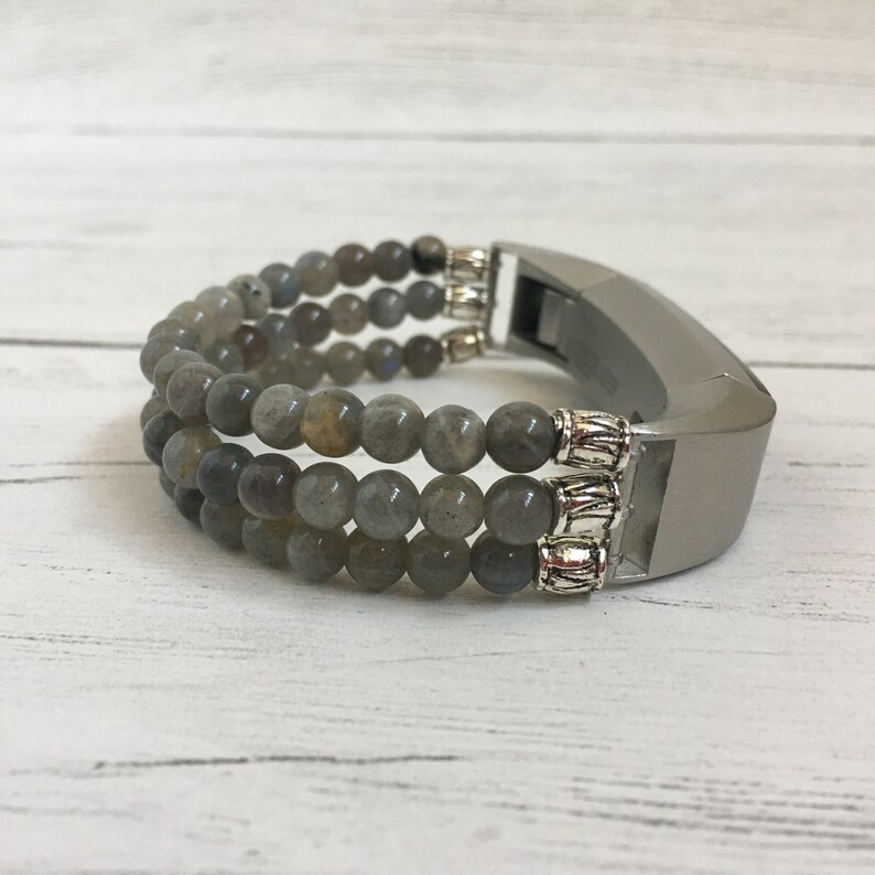 beaded fitbit versa band