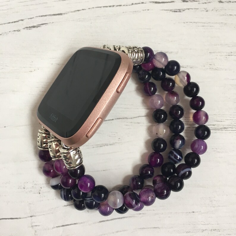 fitbit versa purple band