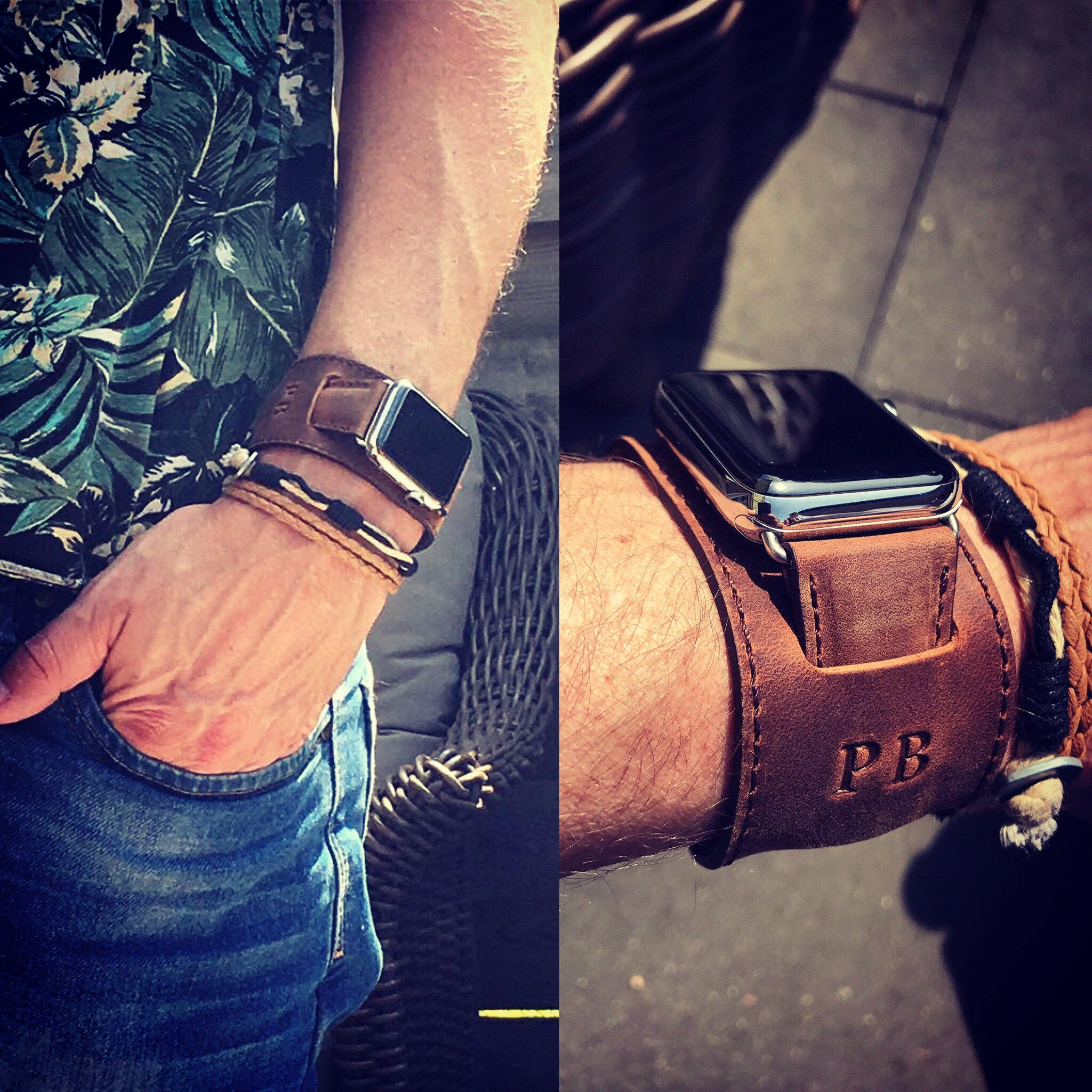 Leather Cuff Bracelet – Goldenerre