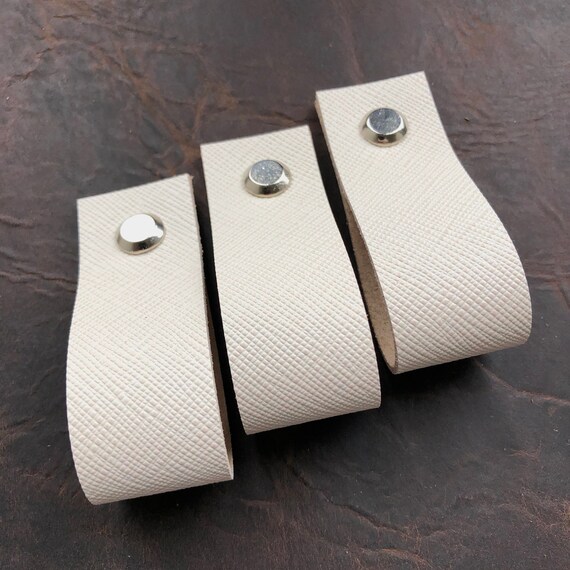 Leather Drawer Pulls Leather Door Pulls Pulls Drawer Etsy UK