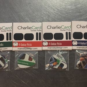 MBTA Charlie Card Guitar Pick image 2