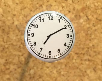 7:10 (oil/dabs) clock face 1" pin or magnet