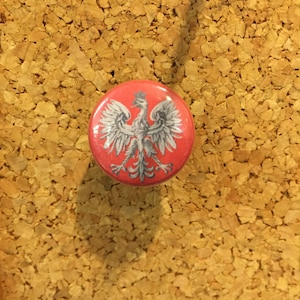 Polish Eagle 1&quot; pin/magnet