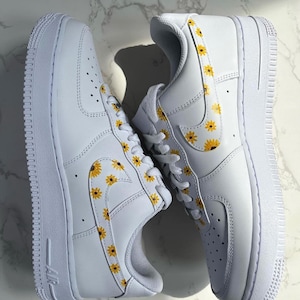 Sunflower inspired custom AF1s