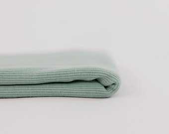 See You at Six fabric/Ribbing/Green Surf - R/4 way stretch/sold by the 1/2 yard.