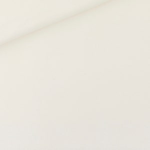 See You at Six Fabric/French Terry - Cloud White/4 way stretch/sold by the 1/2 yard.