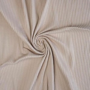 Family Fabrics/hushed violet/rib knit Jersey/4 way stretch/8x4 rib/sold by the 1/2 yard.