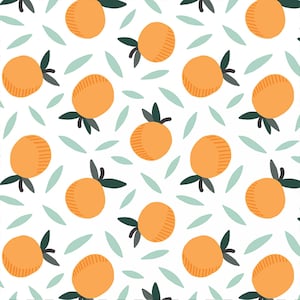 Paintbrush Studio Fabrics/Fruity white/double gauze/Muslin/Organic 100% cotton/sold by the 1/2 yard.